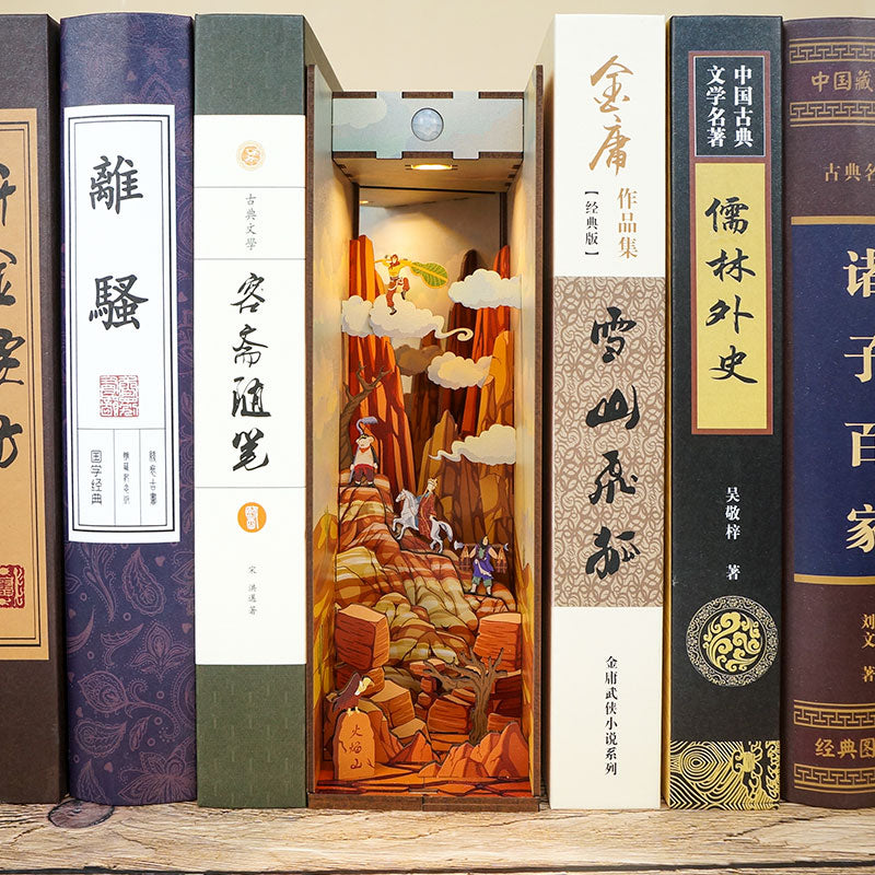 Wooden Miniature Book Nook - Journey To The West