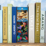 Load image into Gallery viewer, Fantasy Sea World Theme DIY Wooden Book Nook
