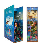 Load image into Gallery viewer, Fantasy Sea World Theme DIY Wooden Book Nook
