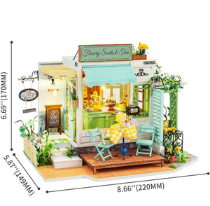 Miniature Dollhouse - Flowery Sweets And Teas