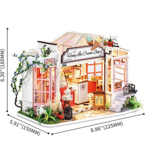 Miniature Dollhouse - Honey Ice Cream Shop