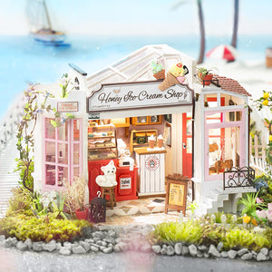 Miniature Dollhouse - Honey Ice Cream Shop