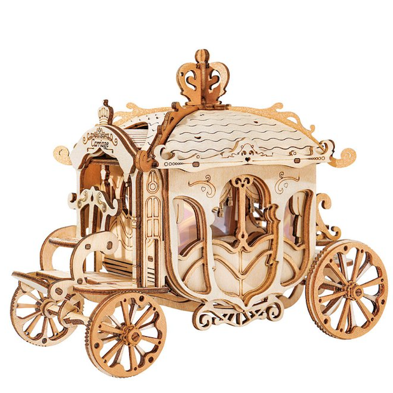 3D Wooden Puzzle Toy - Classic Carriage