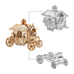 Load image into Gallery viewer, 3D Wooden Puzzle Toy - Classic Carriage
