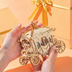 3D Wooden Puzzle Toy - Classic Carriage