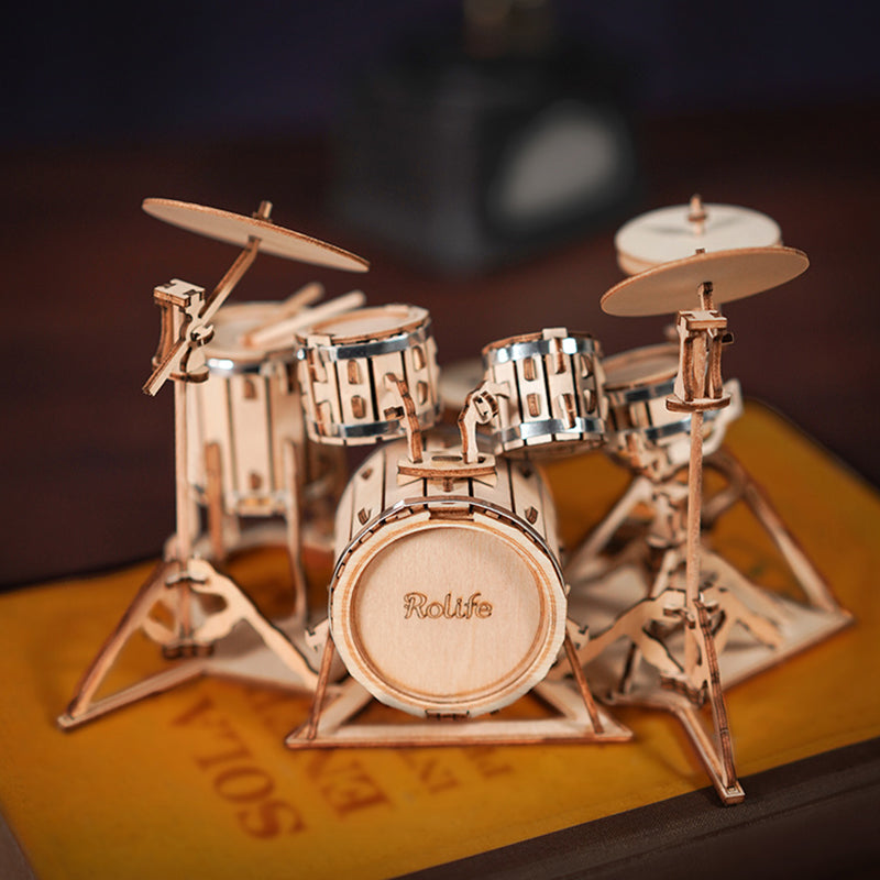 Wooden Model - Drum Kit