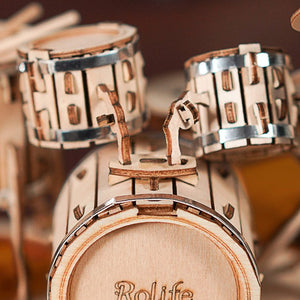 Wooden Model - Drum Kit