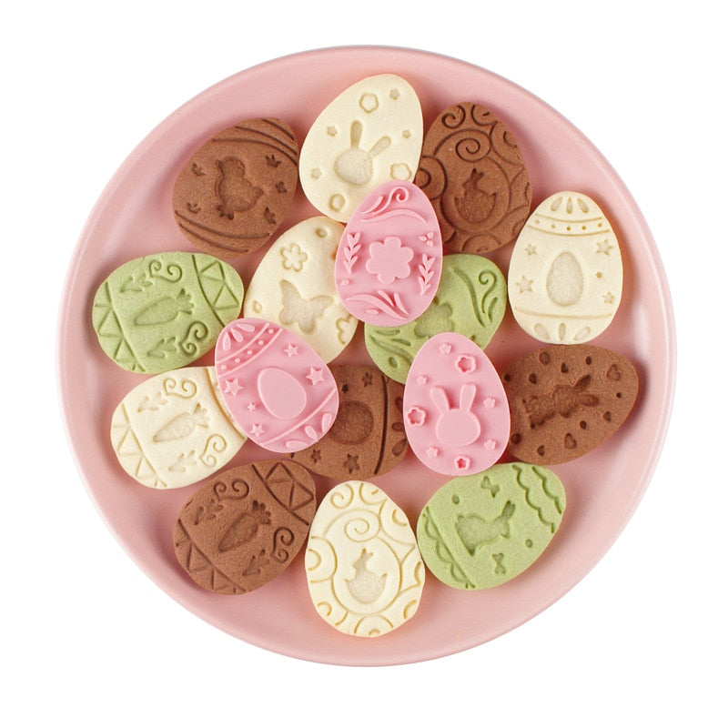 9PCS/SET Easter Cookie Biscuit Cutter