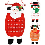 Load image into Gallery viewer, Felt Christmas Countdown Calendar
