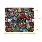 Load image into Gallery viewer, Graffitied Gaming Mouse Pad
