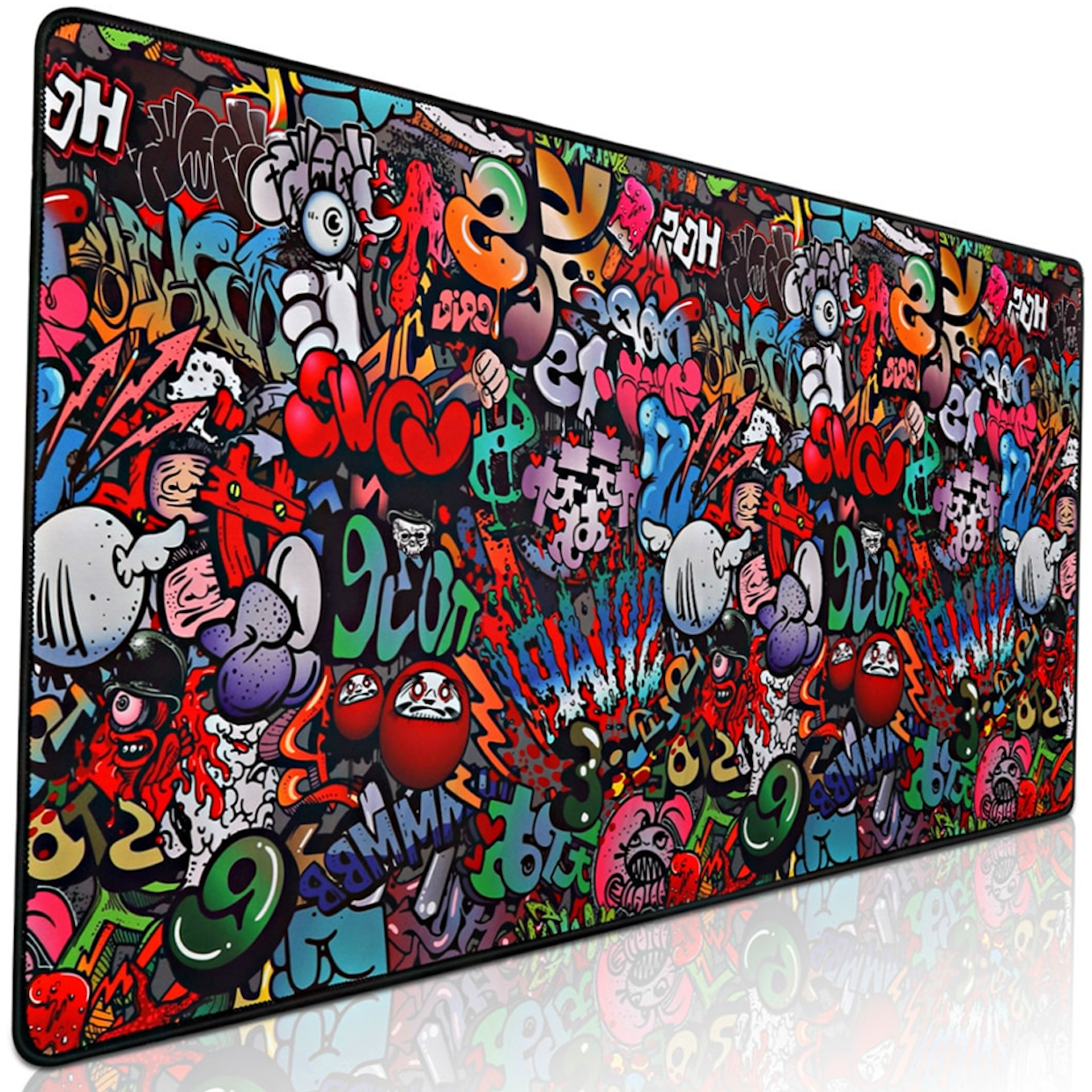 Graffitied Gaming Mouse Pad