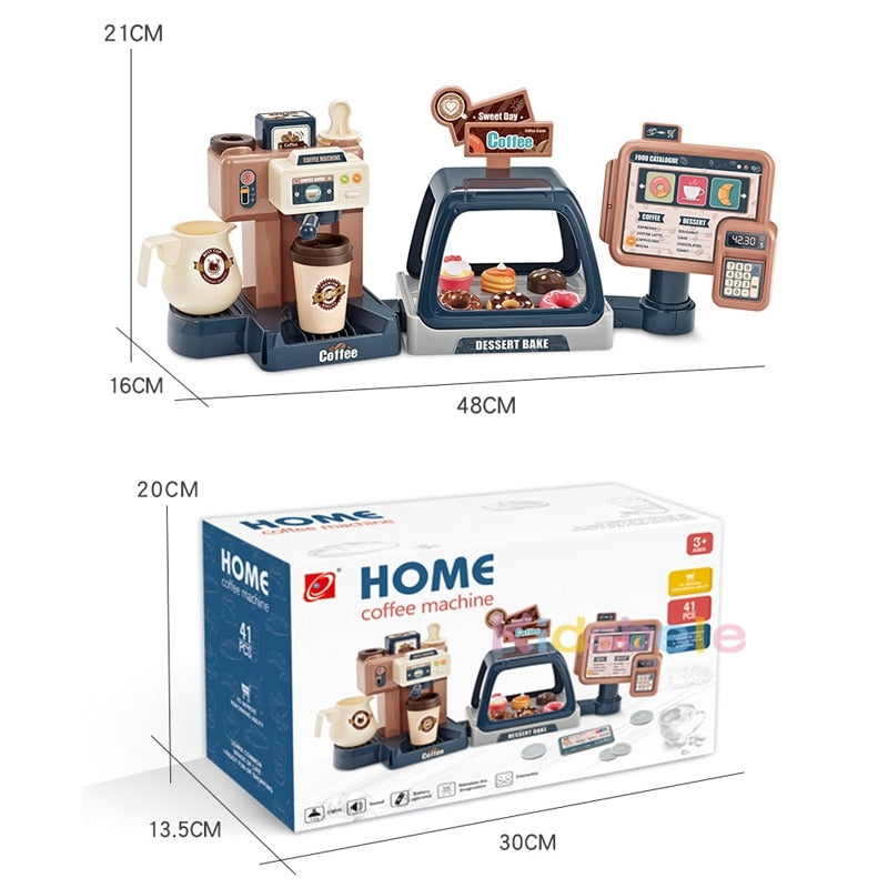 Kids Coffee Machine Toy Set