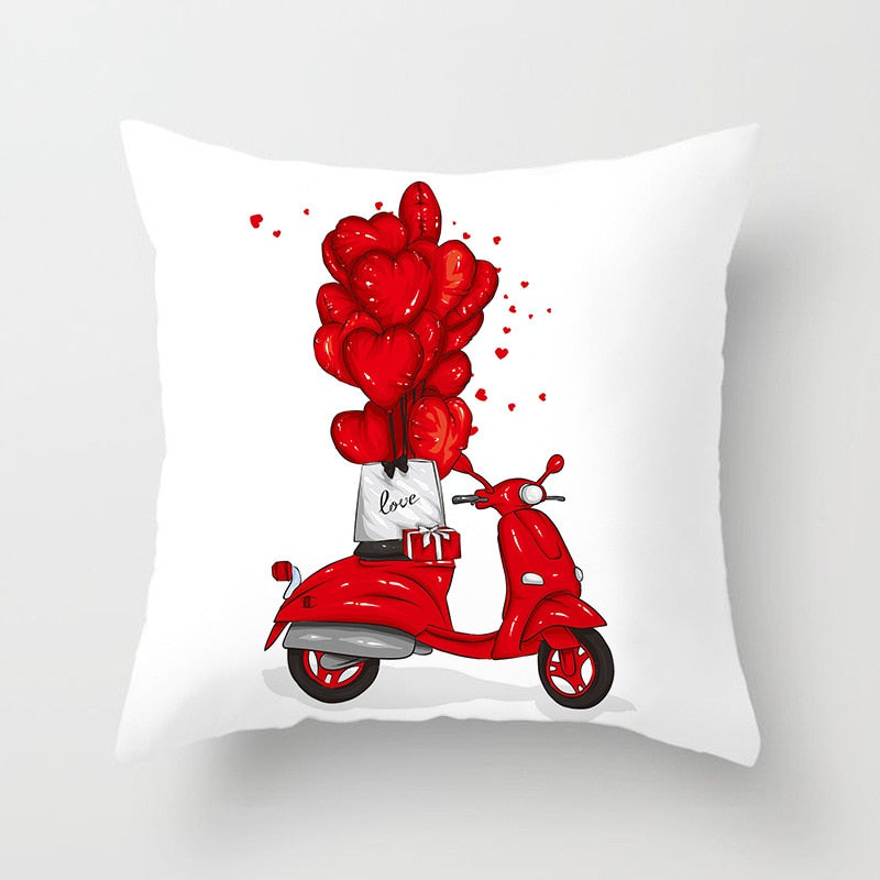 Valentine Love Heart Pillowcase