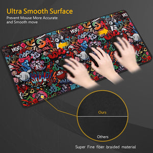 Graffitied Gaming Mouse Pad