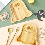 Load image into Gallery viewer, Halloween Wooden Pumpkin/Ghost Tray
