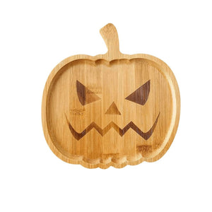 Halloween Wooden Pumpkin/Ghost Tray