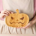 Load image into Gallery viewer, Halloween Wooden Pumpkin/Ghost Tray
