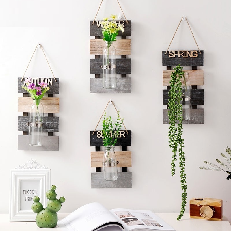 Hanging Wall Home Planter Flower Pot (TakaraCorner.com)