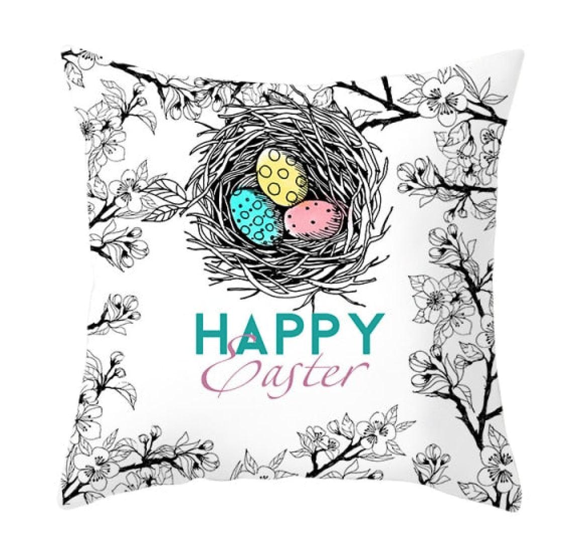 Happy Easter Pillowcase