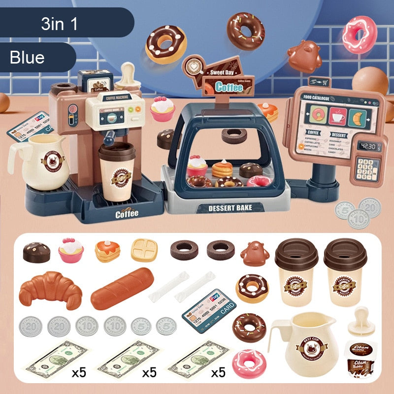 Kids Coffee Machine Toy Set