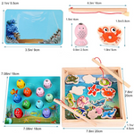 Load image into Gallery viewer, Kids Magnetic Fishing Game Set
