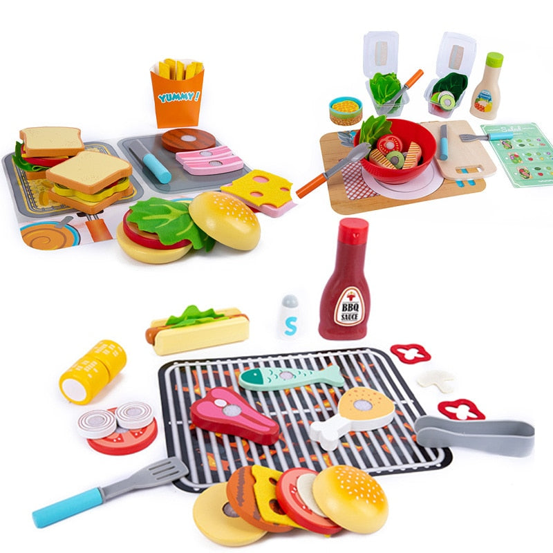 Kids Mini Wooden Cooking Toy Set (TakaraCorner.com)