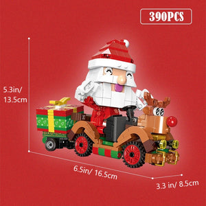 Mini Brick Puzzle Toys With Music Box -  Christmas/ Santa Claus