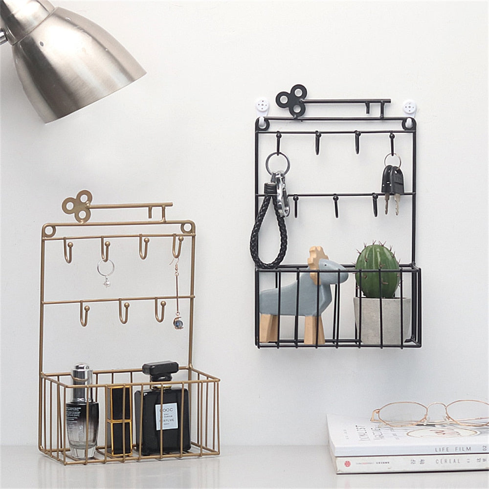 Mounted Wall Key Holder/ Mail Organizer