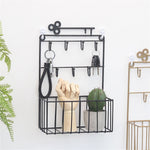 Load image into Gallery viewer, Mounted Wall Key Holder/ Mail Organizer
