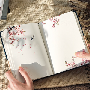 Notebook With Inspirational Asian Art