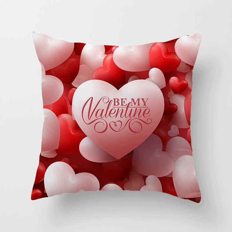 Valentine Love Heart Pillowcase