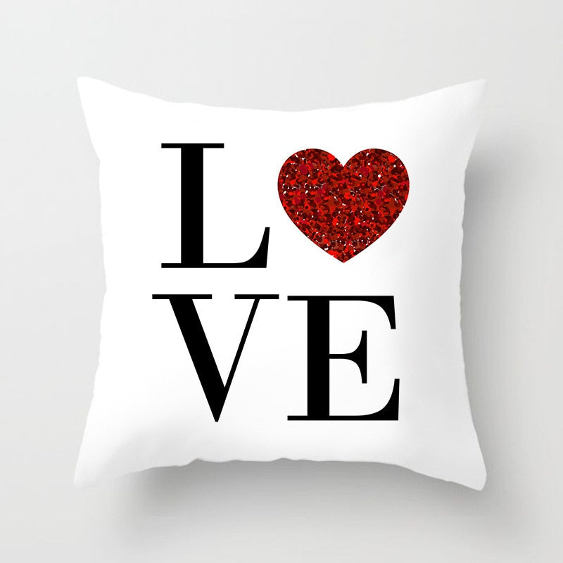 Valentine Love Heart Pillowcase