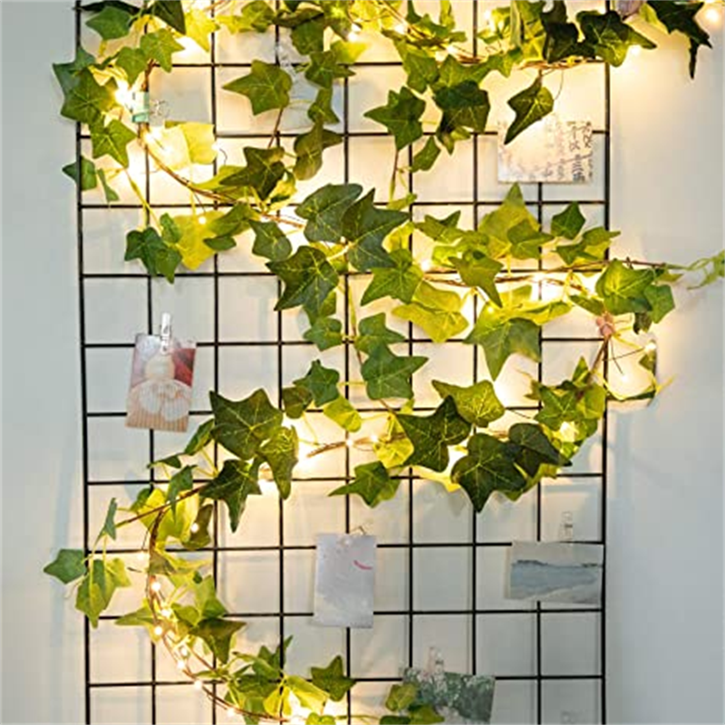 Solar Green Leaf/ Maple String Lights