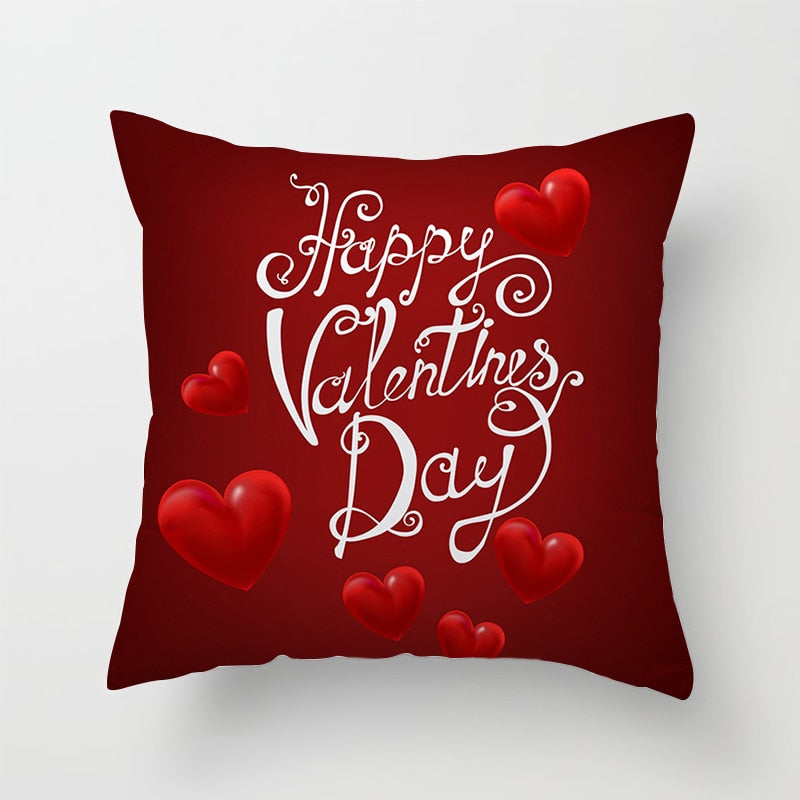 Valentine Love Heart Pillowcase