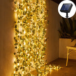 Load image into Gallery viewer, Solar Green Leaf/ Maple String Lights
