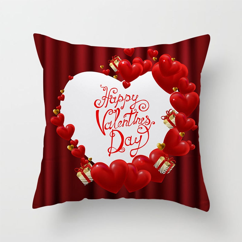 Valentine Love Heart Pillowcase