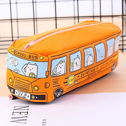 School Bus Pencil Stationery Case