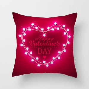 Valentine Love Heart Pillowcase