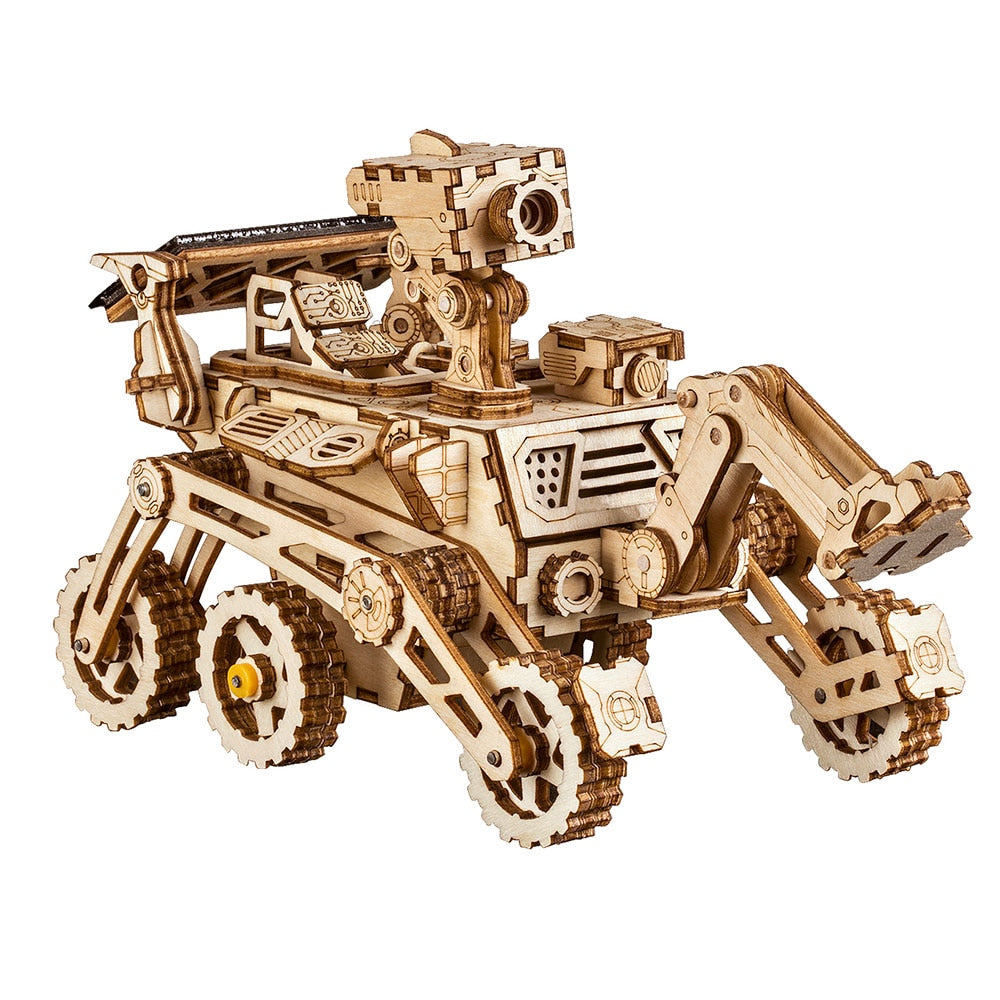 Solar Energy Wooden Model Harbinger Rover (TakaraCorner.com)