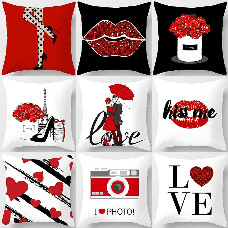 Valentine Love Heart Pillowcase