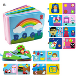 Load image into Gallery viewer, Washable Felt Educational Book
