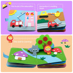 Load image into Gallery viewer, Washable Felt Educational Book
