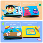 Load image into Gallery viewer, Washable Felt Educational Book
