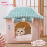 Load image into Gallery viewer, Winter Cute Cotton Pet House
