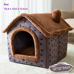 Load image into Gallery viewer, Winter Cute Cotton Pet House
