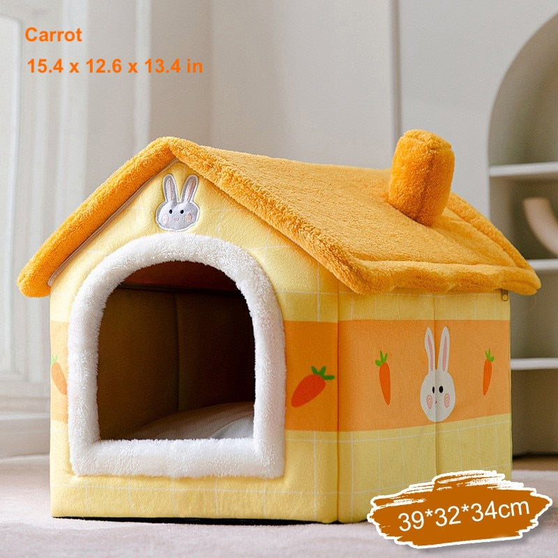 Winter Cute Cotton Pet House