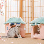 Load image into Gallery viewer, Winter Cute Cotton Pet House
