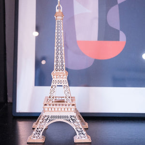 DIY Wooden puzzle toys Eiffel Tower (TakaraCorner.com)