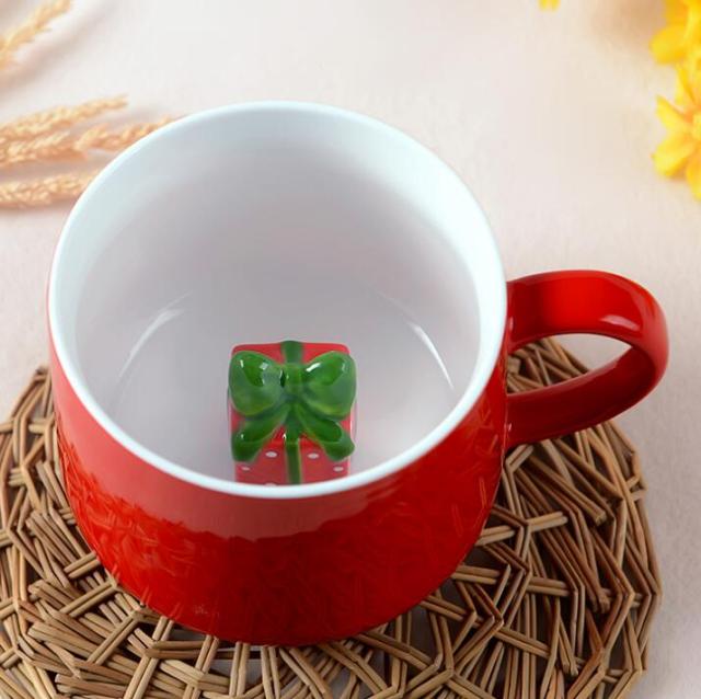 Ceramic Mug With Hidden Christmas Characters