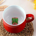 Load image into Gallery viewer, Ceramic Mug With Hidden Christmas Characters
